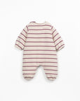 Play up - baby - striped jersey jumpsuit - amora