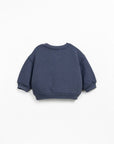 Play up - baby - fleece sweater - mirtilo