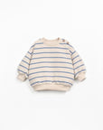 Play up - baby - striped sweatshirt - watercolor