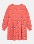 Weekend house kids - flowers allover dress - red