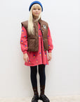 Weekend house kids - flowers allover dress - red