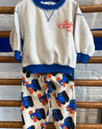 Bobo Choses - kids - doggy mate allover joggers - offwhite