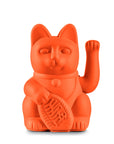Lucky cat - energy waving cat - neon orange