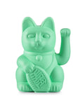 Lucky cat - health waving cat - mint green