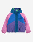Bobo Choses - kids - lucky clover allover reversible anorak - purple