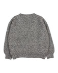 Buho - kids - melange cardigan - alpine green