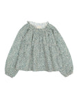 Buho - kids - speckle blouse - alpine green