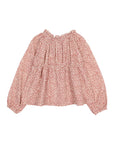 Buho - kids - speckle blouse - burgundy