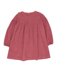 Buho - kids - soft velours dress - blush