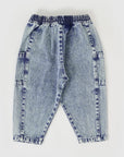 Goldie + Ace - KIT DENIM POCKET PANT LIGHT DENIM