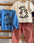 Bobo Choses - kids - high five t-shirt - offwhite