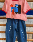 Bobo Choses - kids - doggy mate t-shirt - red