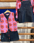 Bobo Choses - kids - bobo denim skirt - navy blue