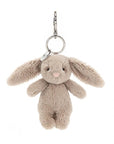 Jellycat - bashful bunny bag charm - beige