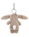 Jellycat - bashful bunny bag charm - beige