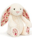 Jellycat - bashful - blossom bunny - medium - cream berry