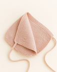 HVID - newborn bonnet - apricot