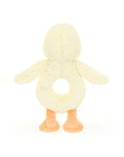 Jellycat - Bashful duckling ring rattle