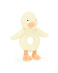 Jellycat - Bashful duckling ring rattle