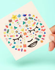 Omy - face stickers - magic tree