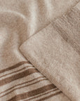 HVID - Blanket Gilbert - sand/walnut