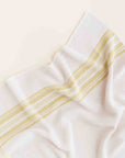 HVID - Blanket Gilbert - silver/light yellow