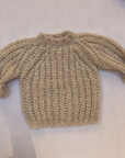 Pequeno tocon - 1053 - chunky wool sweater - tan