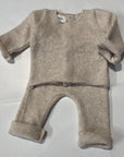 Pequeno tocon - 1073 - fleece sweater - tan