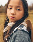 Buho - kids - melange cardigan - alpine green