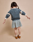 Buho - kids - speckle skirt - alpine green