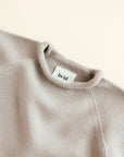 Hvid - wool sweater - georgette - pebble
