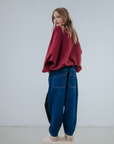 Repose Ams - wide pants - color block