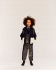 Wynken - sloth sweatshirt - slate/deep navy