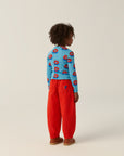 The campamento - kids - corduroy trousers - red