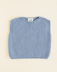 Hvid - wool vest - baby - harvey - light blue