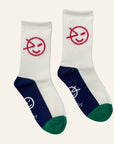 Wynken - scale socks - ecru mix