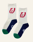 Wynken - scale socks - ecru mix