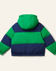 Wynken - burletta down jacket - navy/green