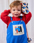 Bobo Choses - baby - doggy mate padded mittens - blue