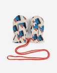 Bobo Choses - baby - doggy mate padded mittens - blue
