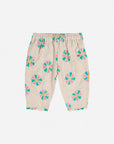 Bobo Choses - baby - kaleidoscope allover quilted pants - white