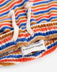 Bobo Choses - baby - have fun striped joggers - multicolor red