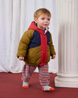 Bobo Choses - baby - have fun striped joggers - multicolor red