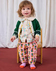 Bobo Choses - baby - kaleidoscope jacquard cardigan - green