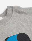 Bobo Choses - baby - doggy mate sweatshirt - light heather grey