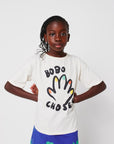 Bobo Choses - kids - high five t-shirt - offwhite