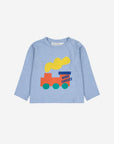Bobo Choses - baby - choo choo t-shirt - light blue