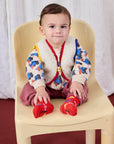 Bobo Choses - baby - doggy mate allover sweatshirt - offwhite