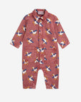 Bobo Choses - baby - la oca overall woven overall - brown