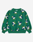 Bobo Choses - baby - la oca allover sweatshirt - green